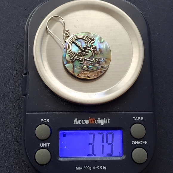 Suarti Abalone Sterling Drop Earrings - Picture 13 of 13